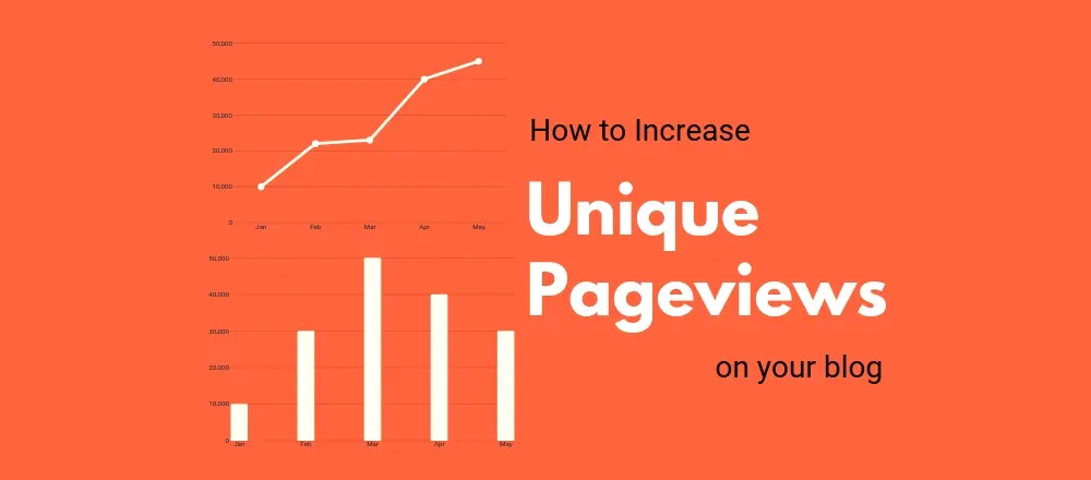 How to increase unique page views illustration