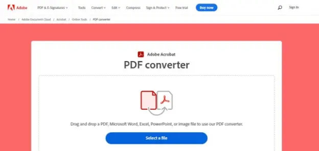 Adobe Online Pdf Converter