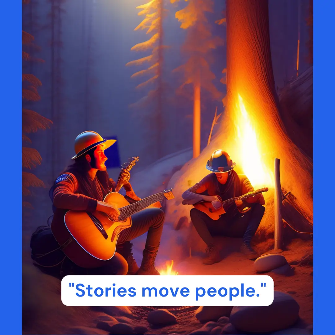 stories in the campfire image