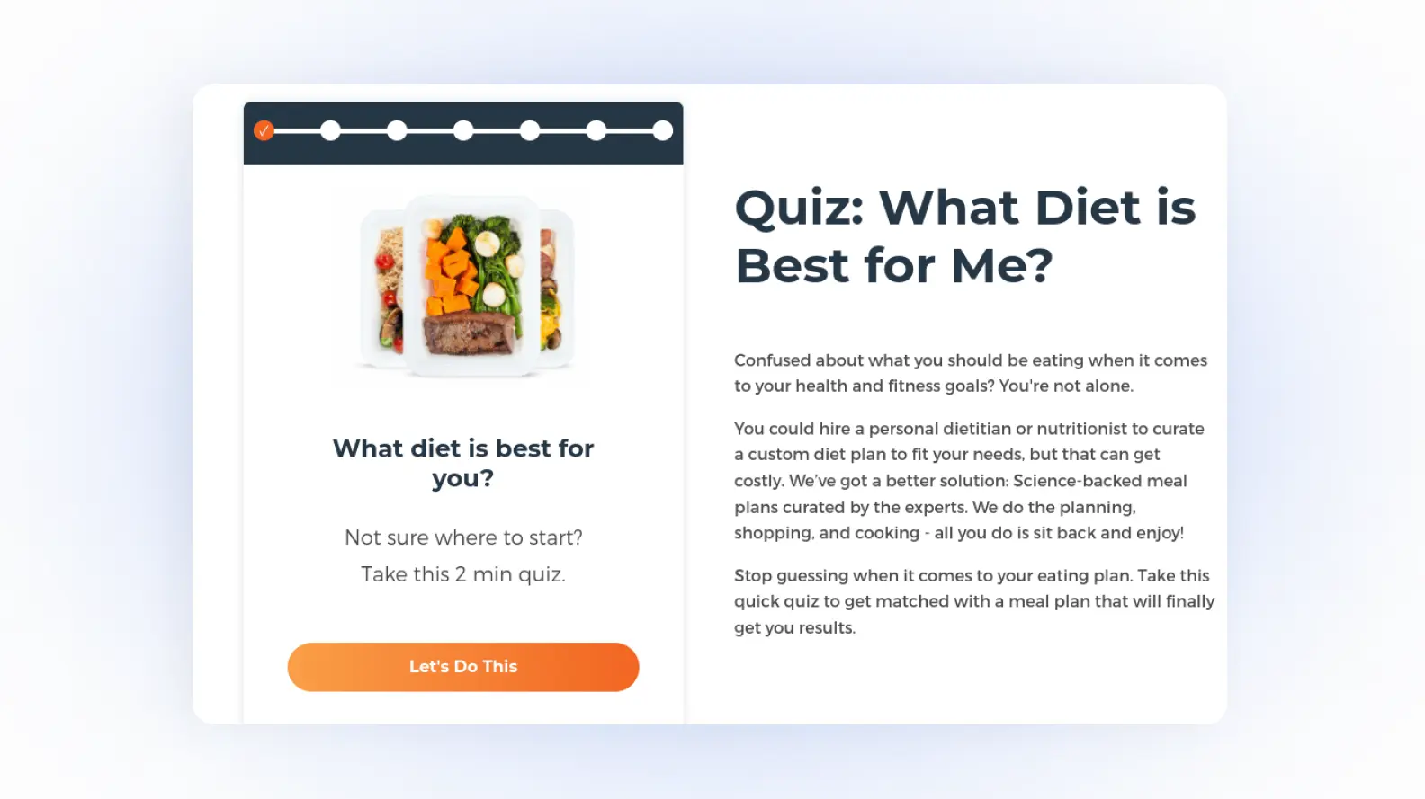 interactive quiz what diet is best for me