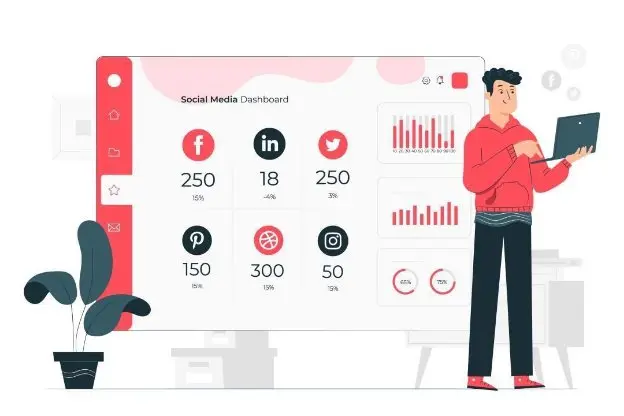 social media dashboard