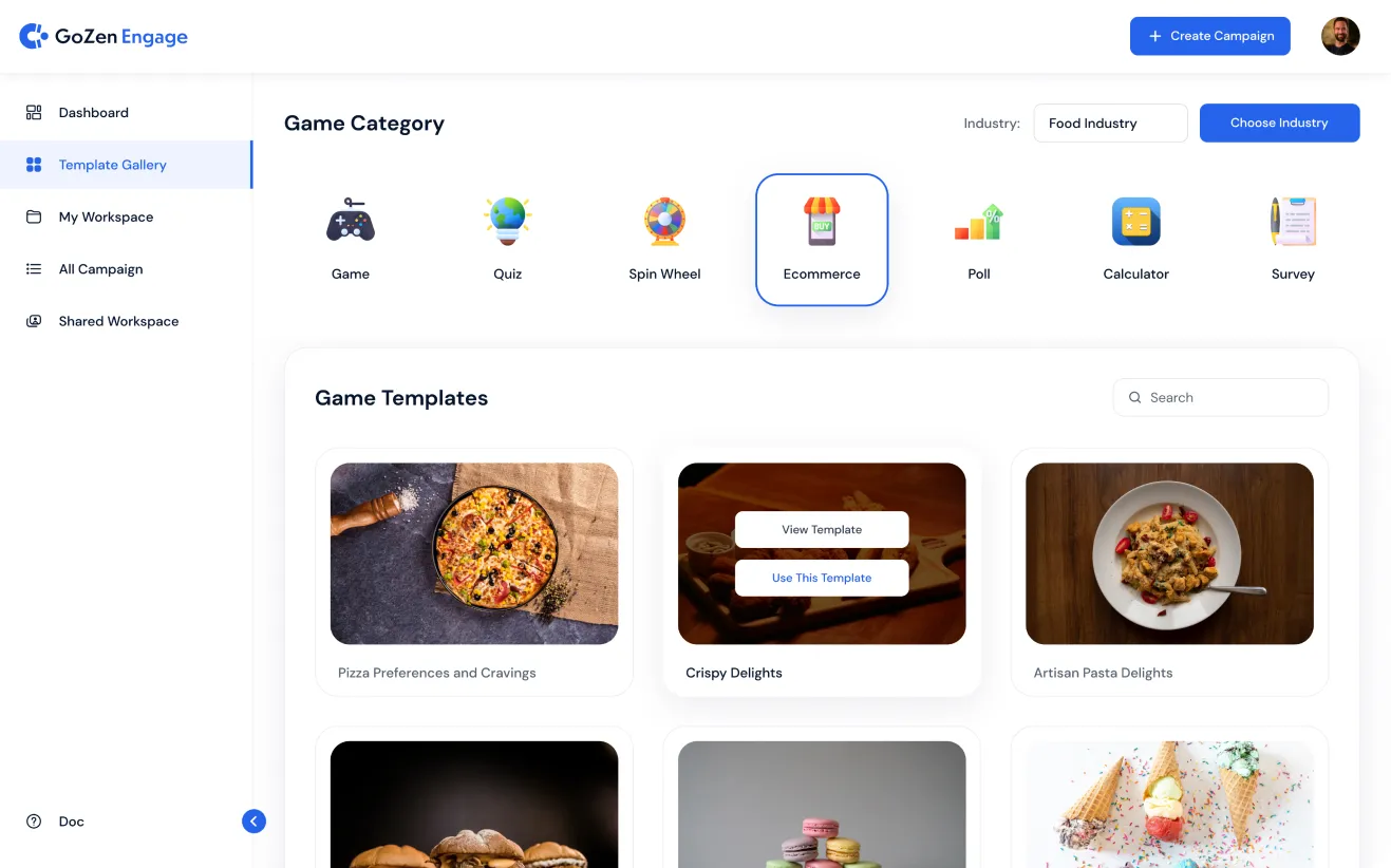Eye-catching templates.