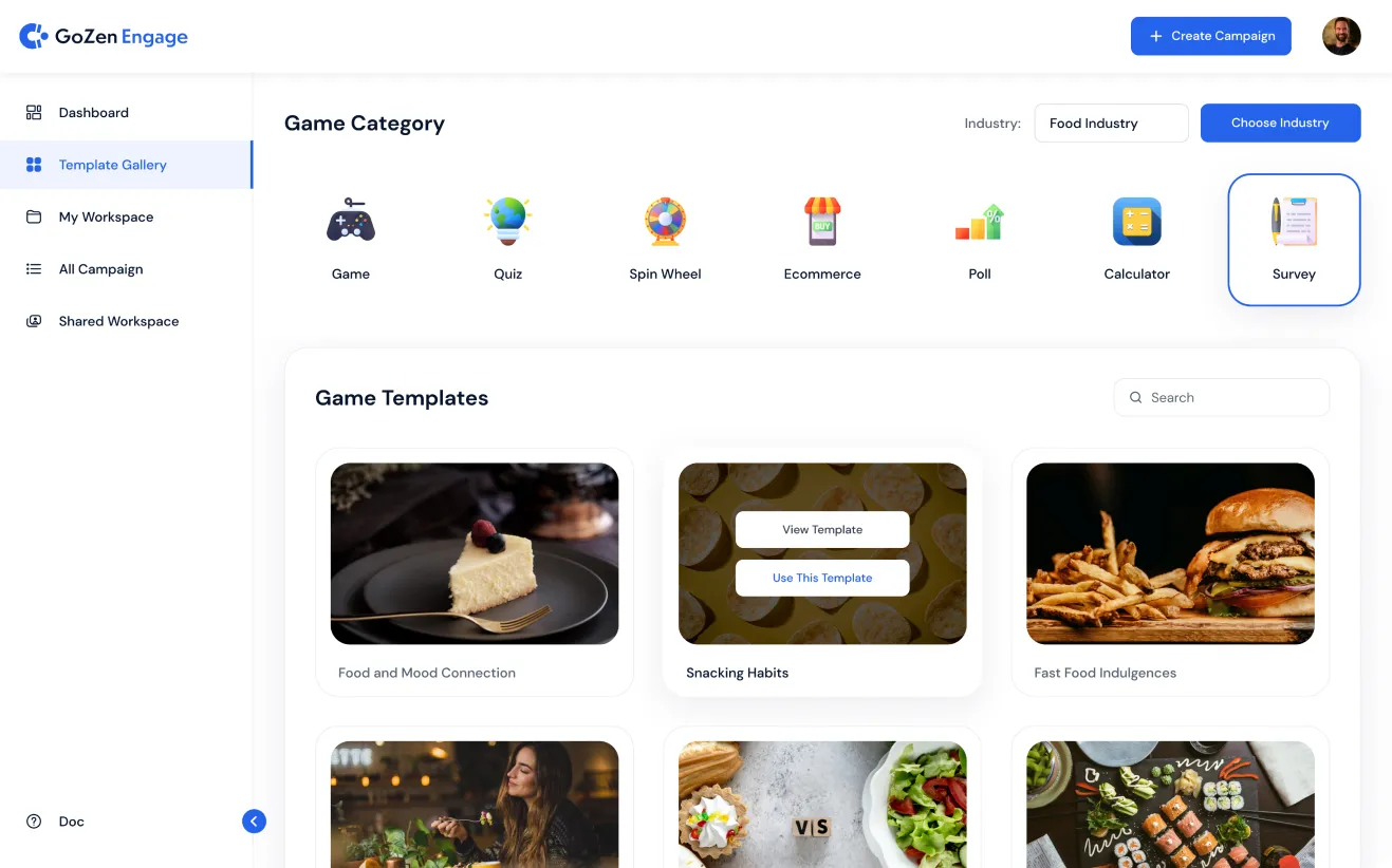 Eye-catching templates.