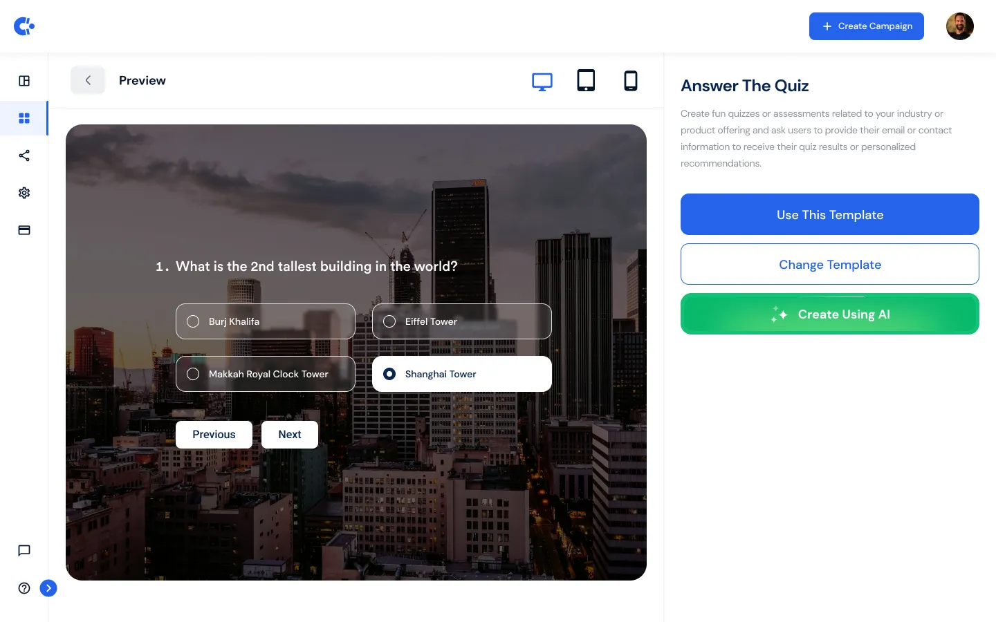 Interactive Quizzes