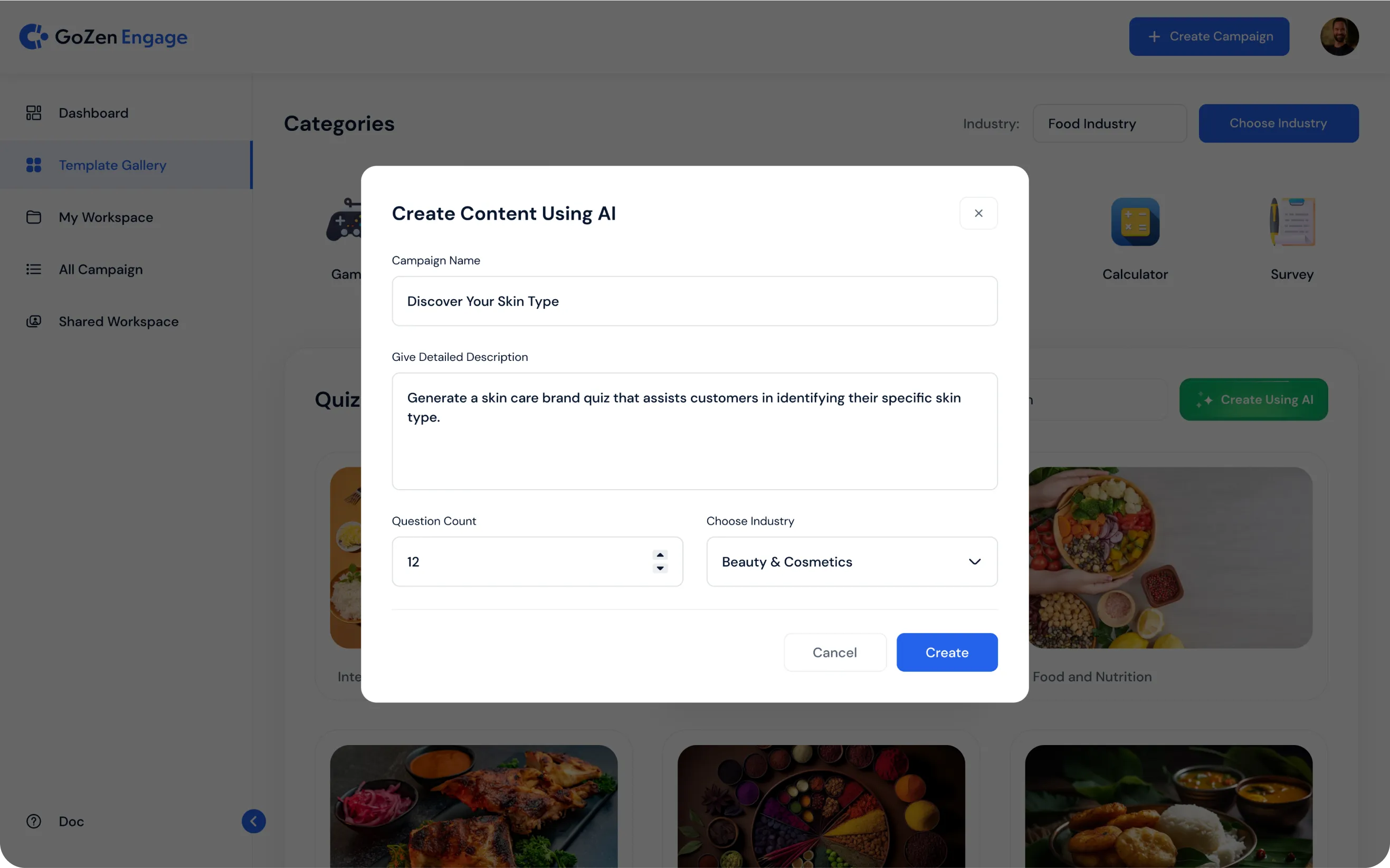 Create personalised quizzes using AI