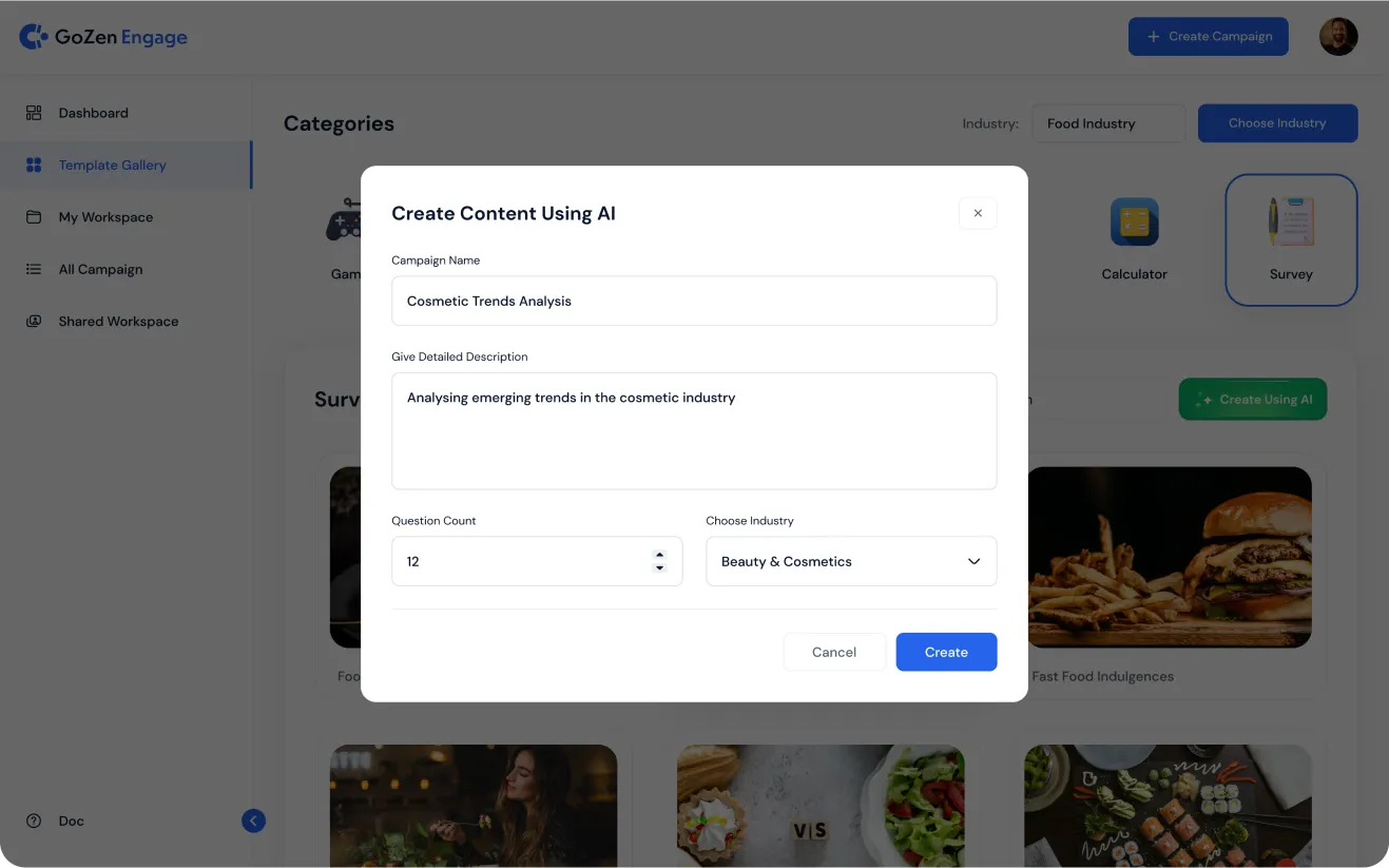 Interactive Preview Templates