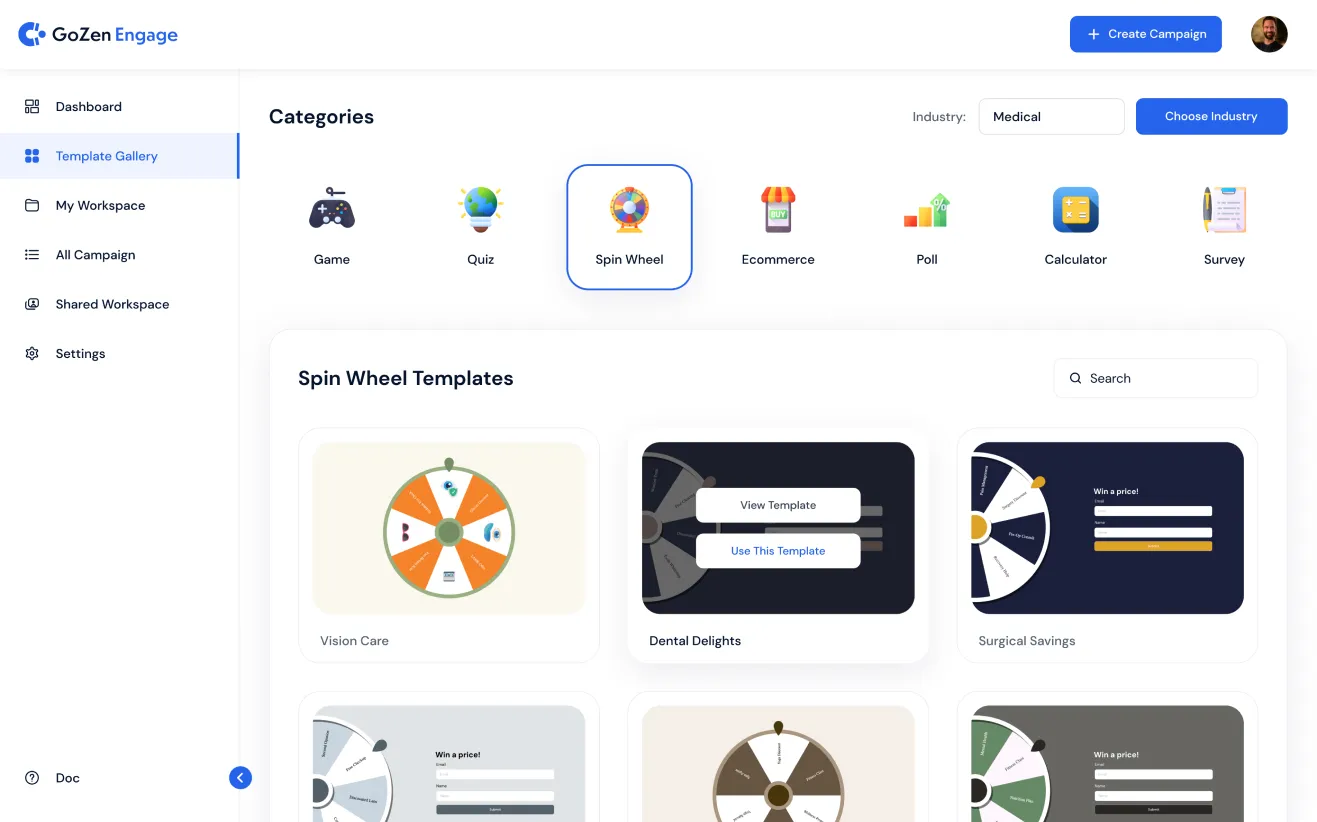 Eye-catching templates.