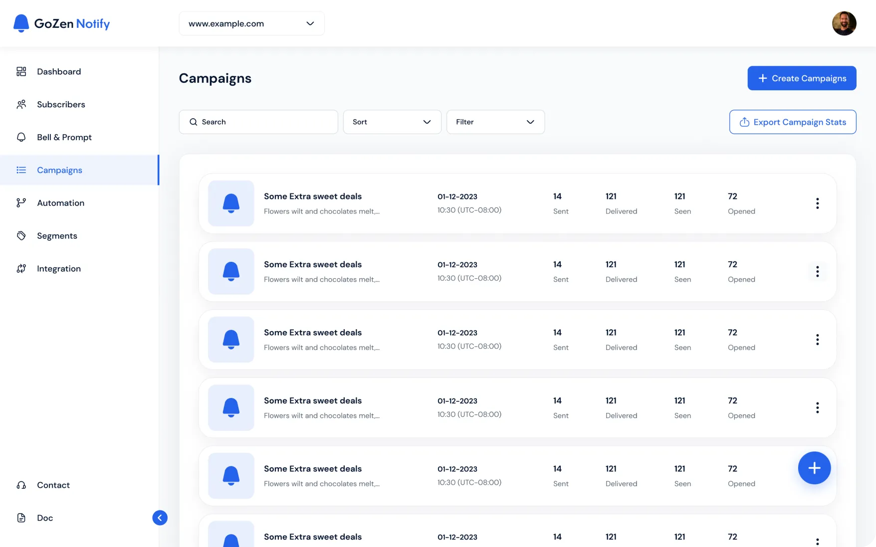 Seamless Campaign Monitoring