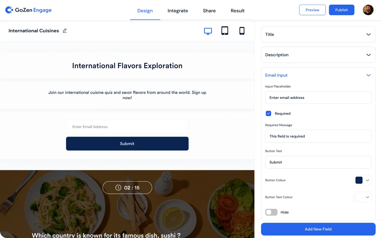User Friendly Interface